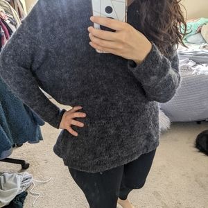 Free People charcoal oversized sweater